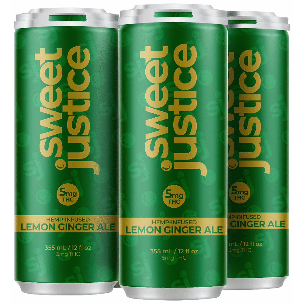 Sweet Justice THC 5mg Lemon Ginger Ale