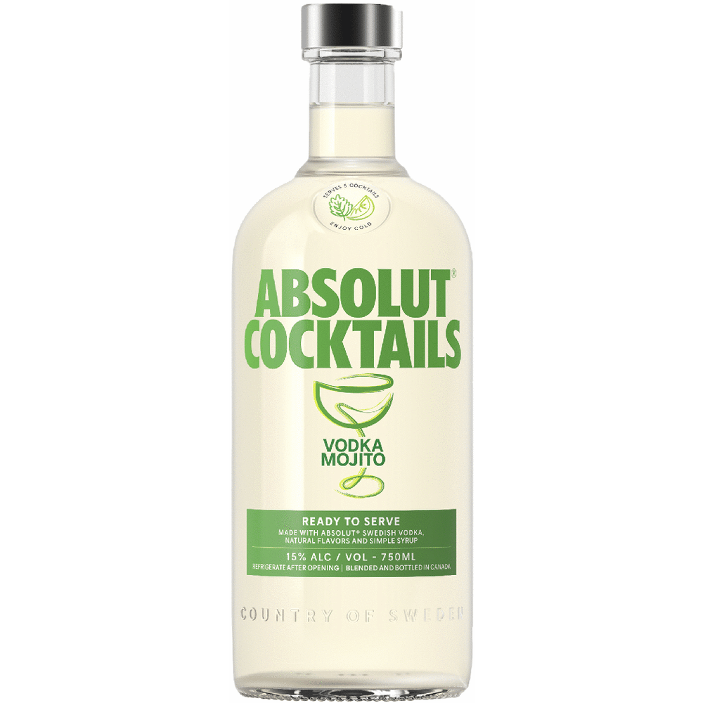 Absolut Cocktails Vodka Mojito