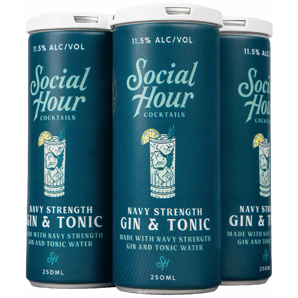 Social Hour Navy Strength Gin and Tonic
