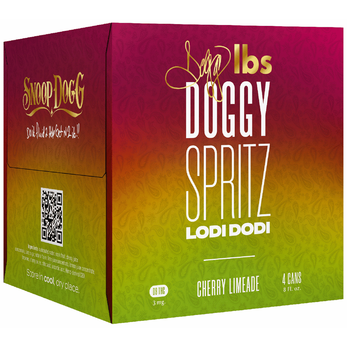Snoop Doggy Spritz THC 3mg Cherry Limeade | Total Wine & More