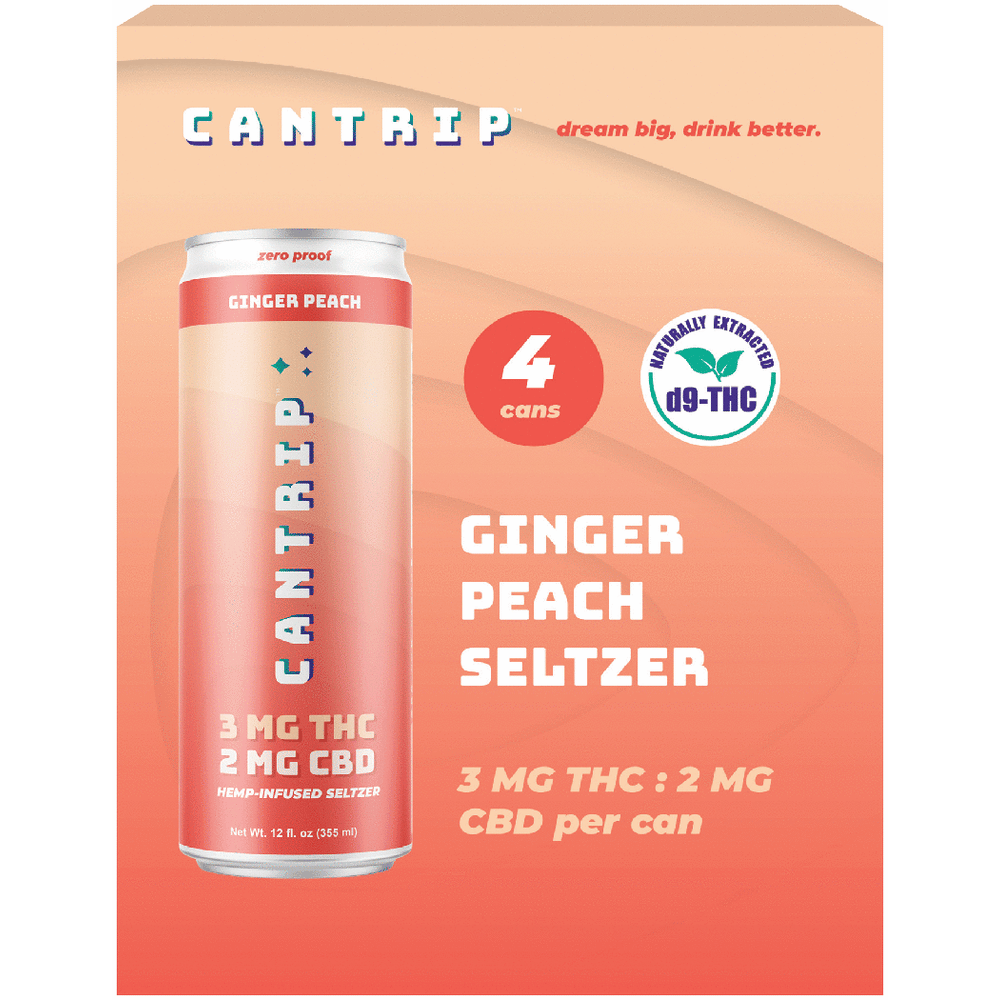 Cantrip THC 3mg Ginger Peach