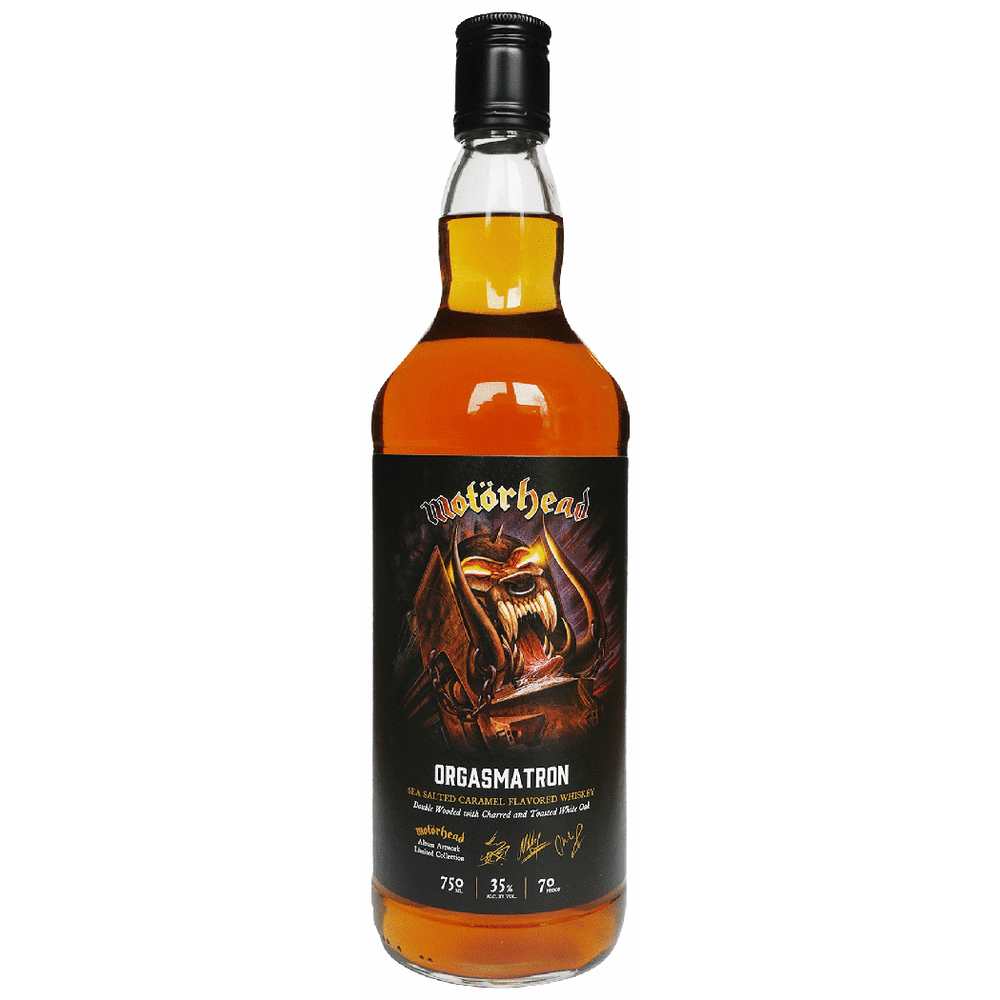 Motorhead Orgasmatron Sea Salted Carmel Whiskey