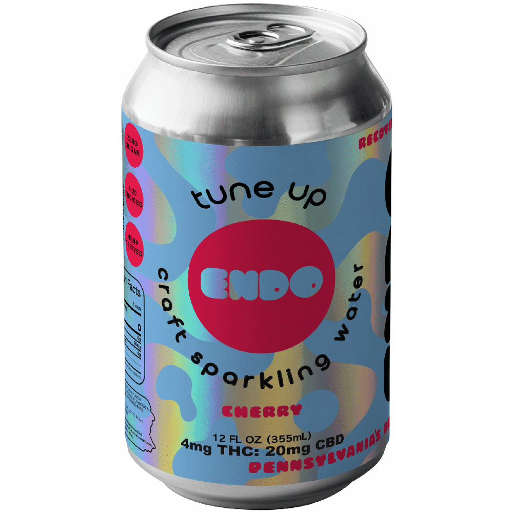 Endo Tune UP THC 4mg Cherry Sparkling Water