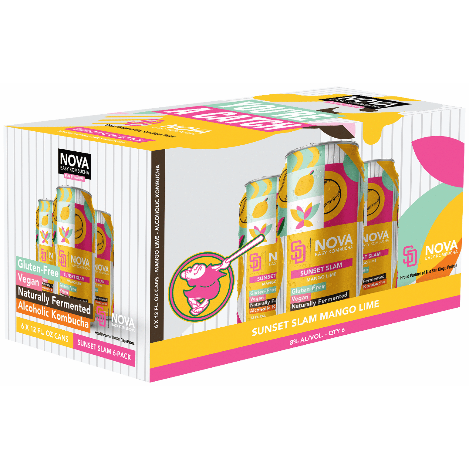 Nova Easy Kombucha Sunset Slam