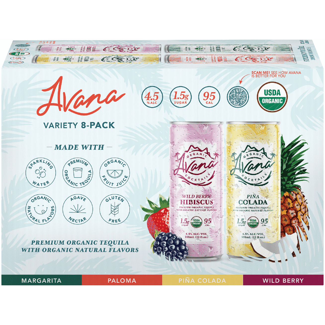 Avana Organic Cocktails Variety