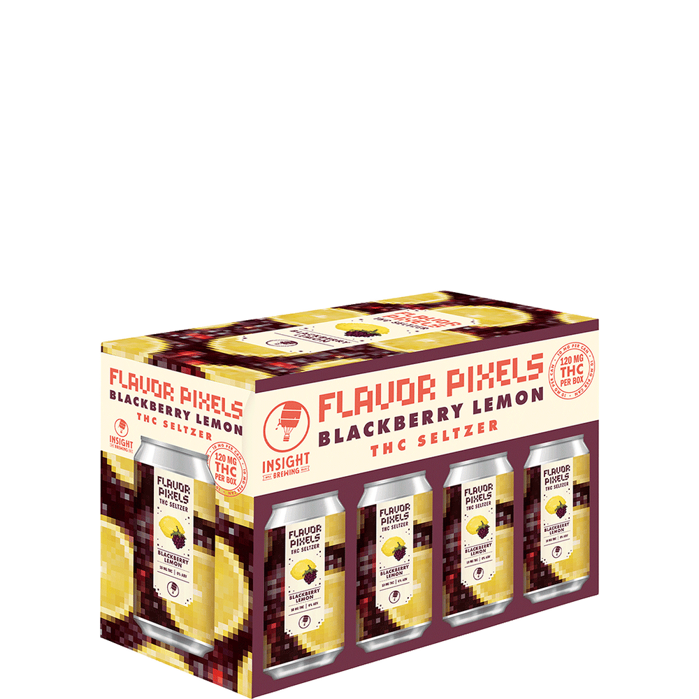 Insight THC 10mg Flavor Pixels Blackberry Lemon