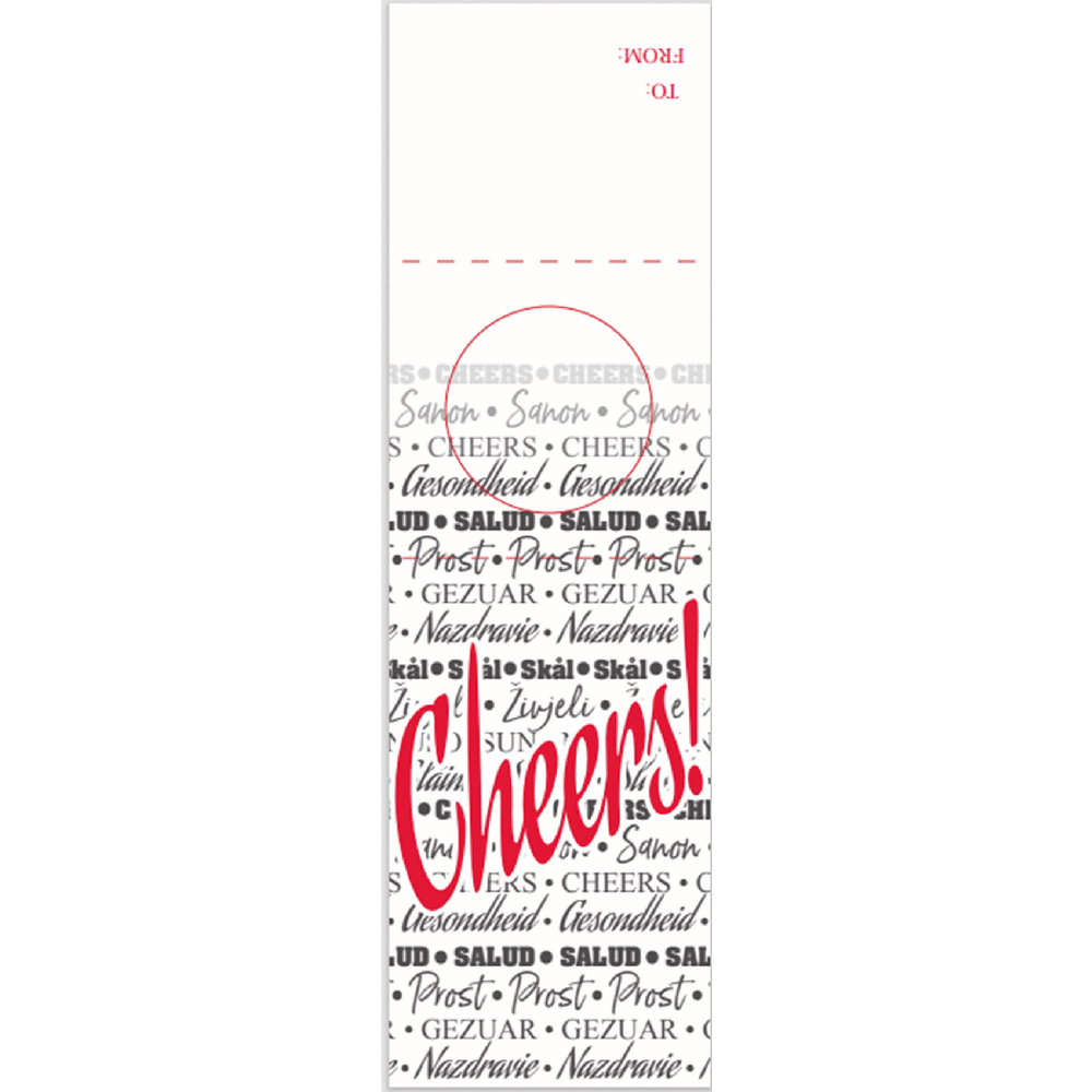 Shade Tree Cheers Bottle Neck Tag