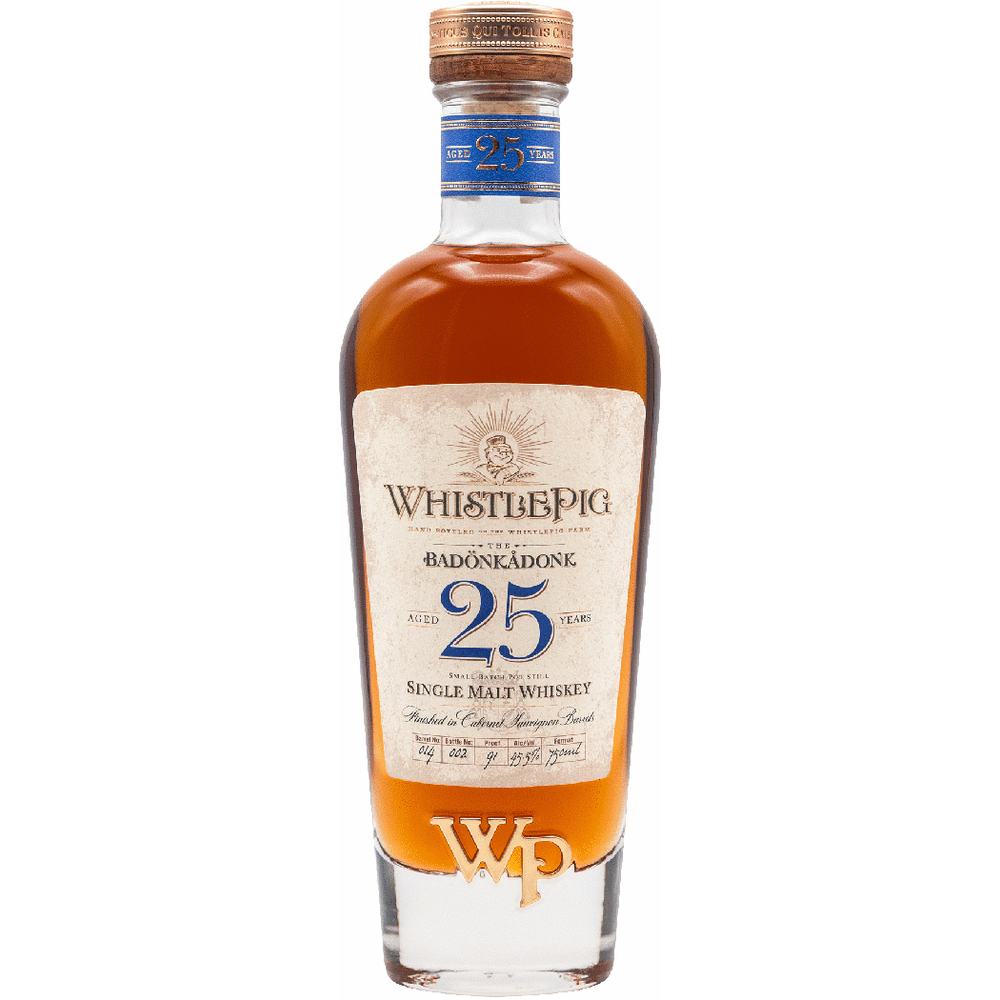 WhistlePig 25Yr The Badonkadonk Single Malt Whiskey | Total Wine