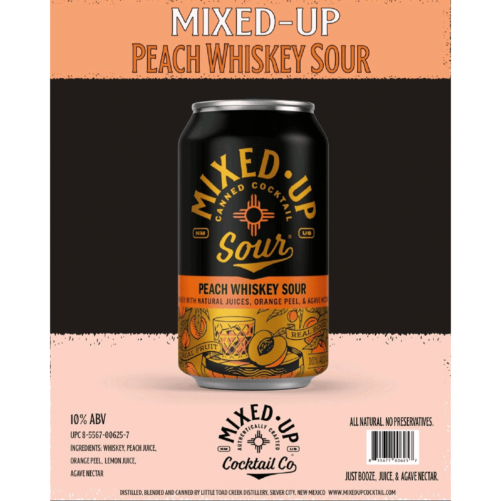 Mixed-Up Peach Whiskey Sour