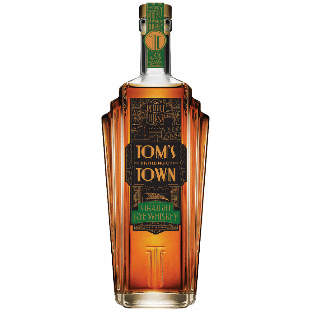 Tom's Town Straight Rye Whiskey Bottled in Bond | Total Wine & More