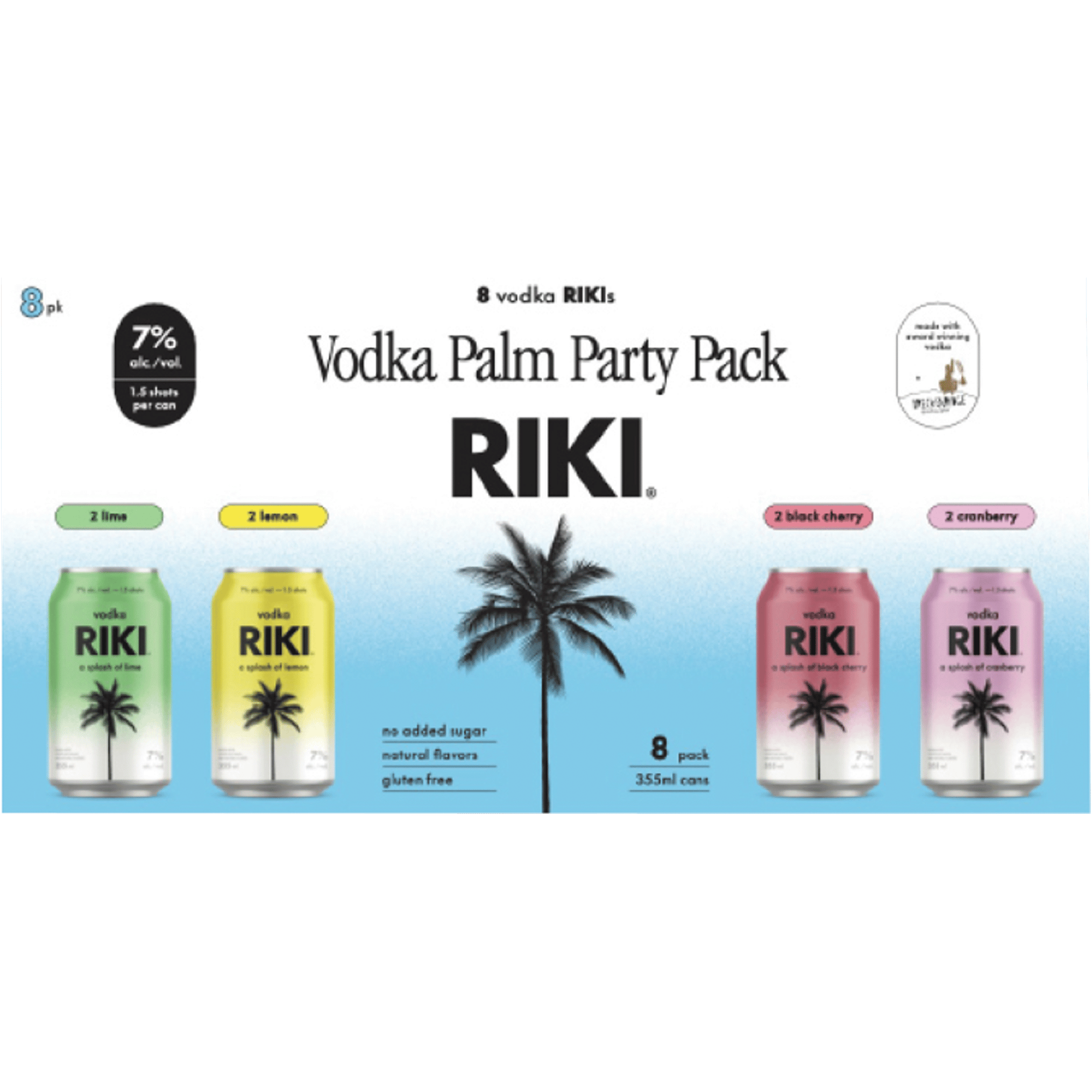 RIKI Vodka Party Pack