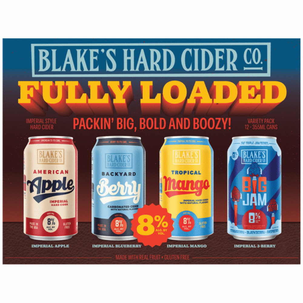Blake's Hard Cider Fully Loaded Variety