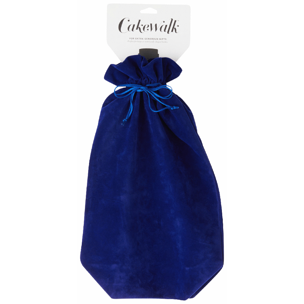 Premium Velvet Gift Bag XL- Navy Blue