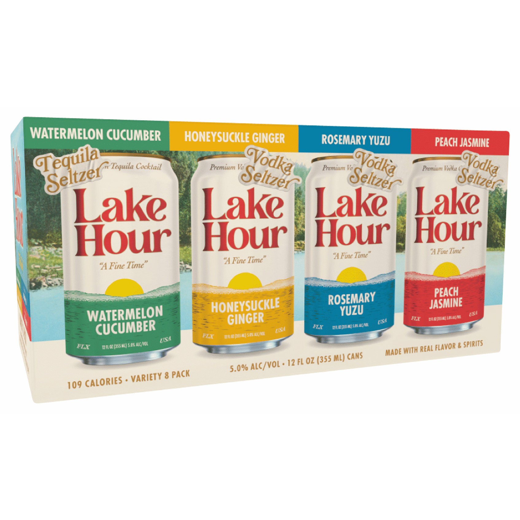 Lake Hour Variety Pack- Vodka & Tequila
