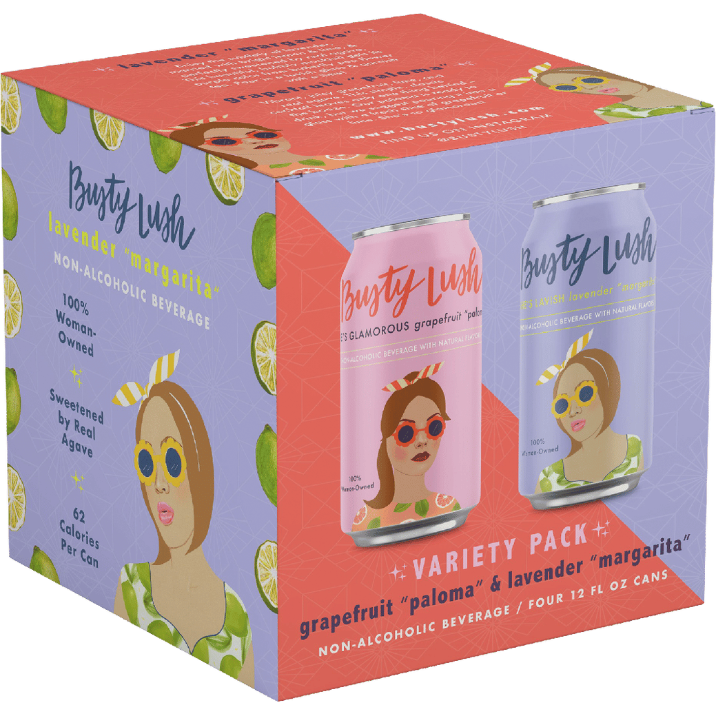 Busty Lush Non-Alcoholic Mocktail Variety Pack
