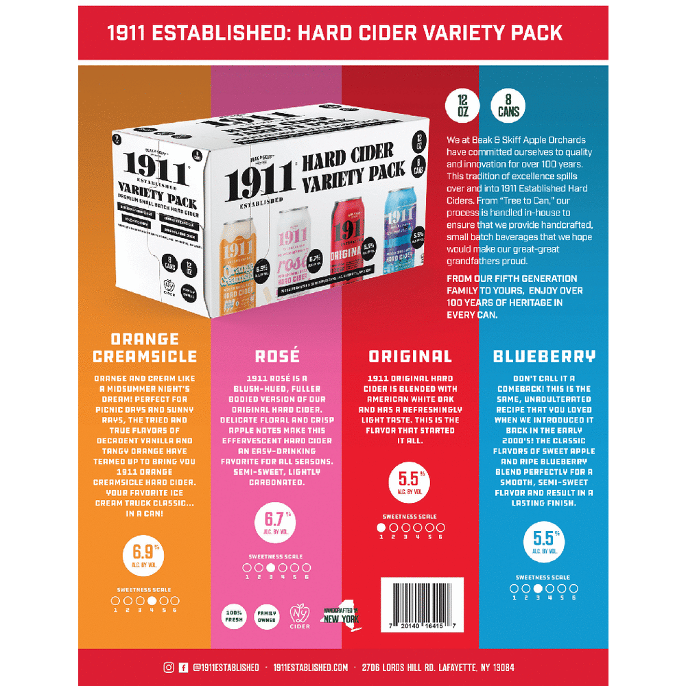 1911 Established Hard Cider Variety pack