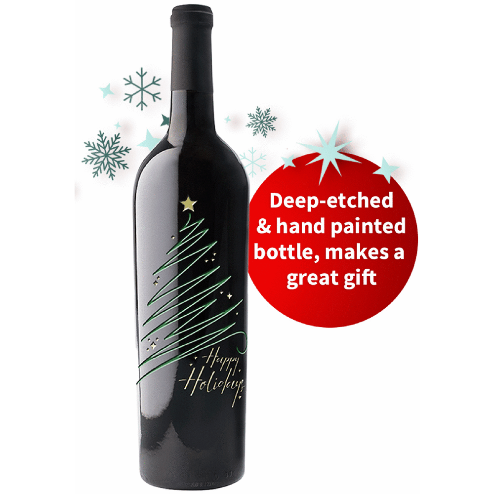 R House Etched Holiday Tree Cabernet Sauvignon