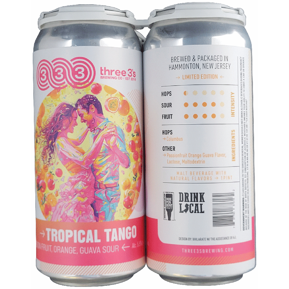 Three 3's Tropical Tango