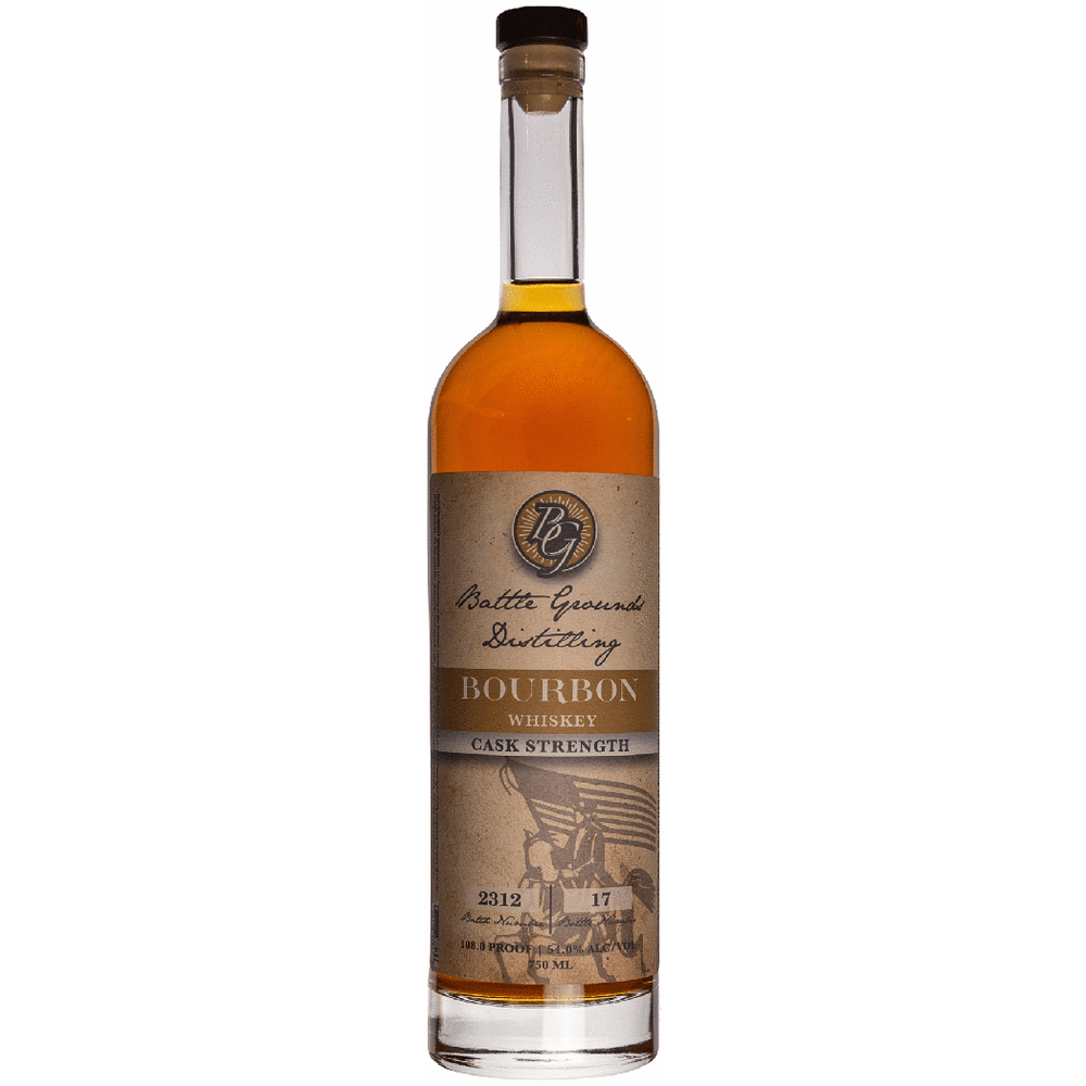Battle Grounds Distilling Cask Strength Bourbon Whiskey