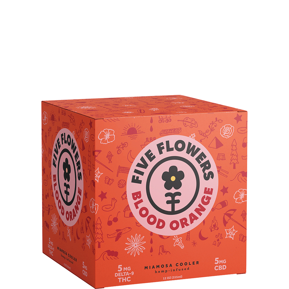 Five Flowers THC 5mg Blood Orange