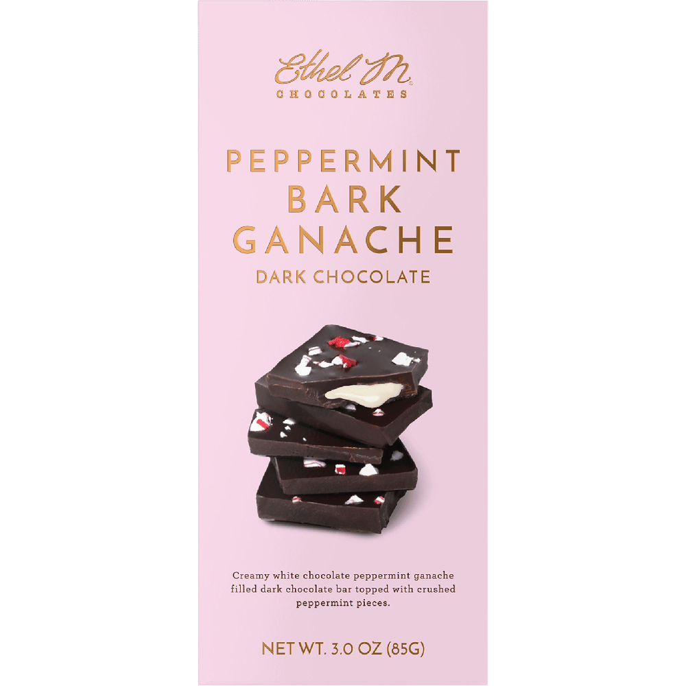 Ethel M Peppermint Bark Ganache Bar
