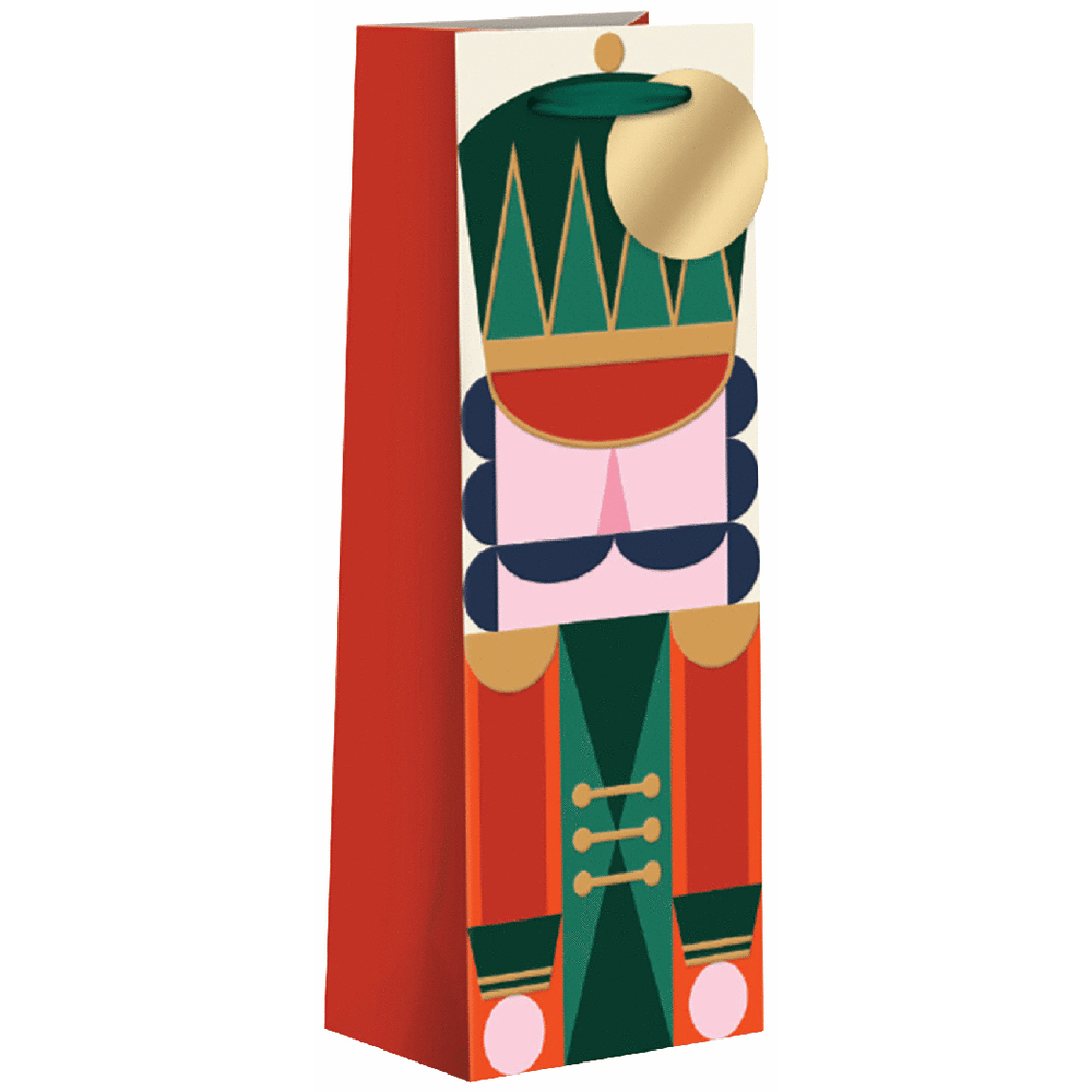 Gift Bag Jolly Geo Nutcracker