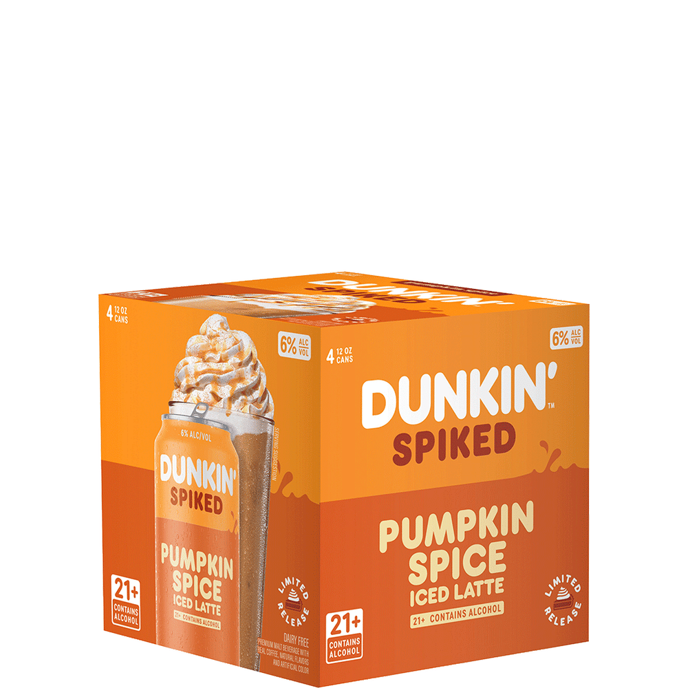 Dunkin Spiked Pumpkin Spice Iced Latte