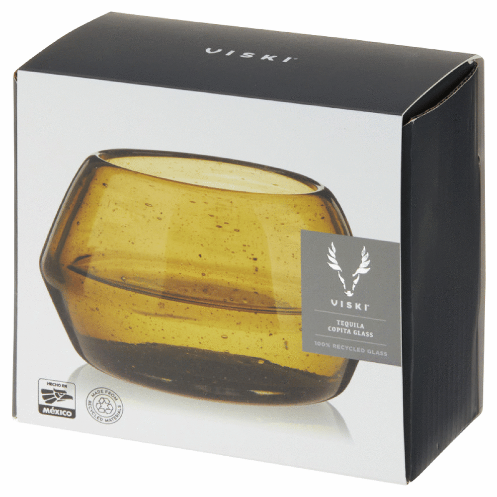 Viski Tequila Copita Glass Green