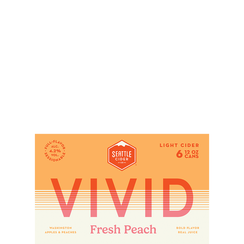 Seattle Cider Vivid Fresh Peach