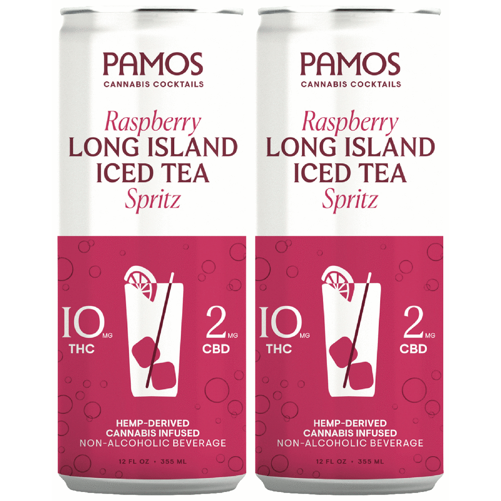 Pamos THC 10mg Raspberry Long Island Iced Tea Spritz