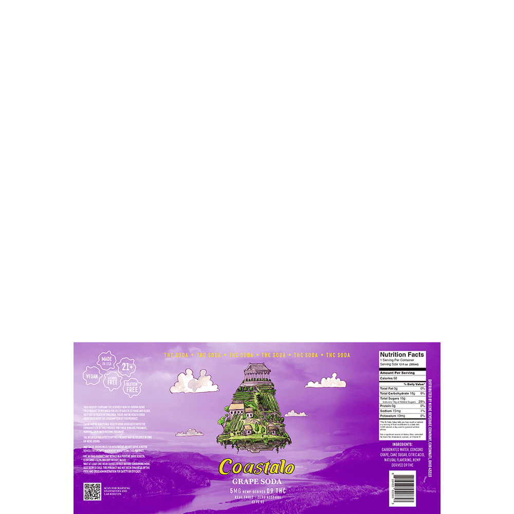 Coastalo THC 5mg Grape Soda