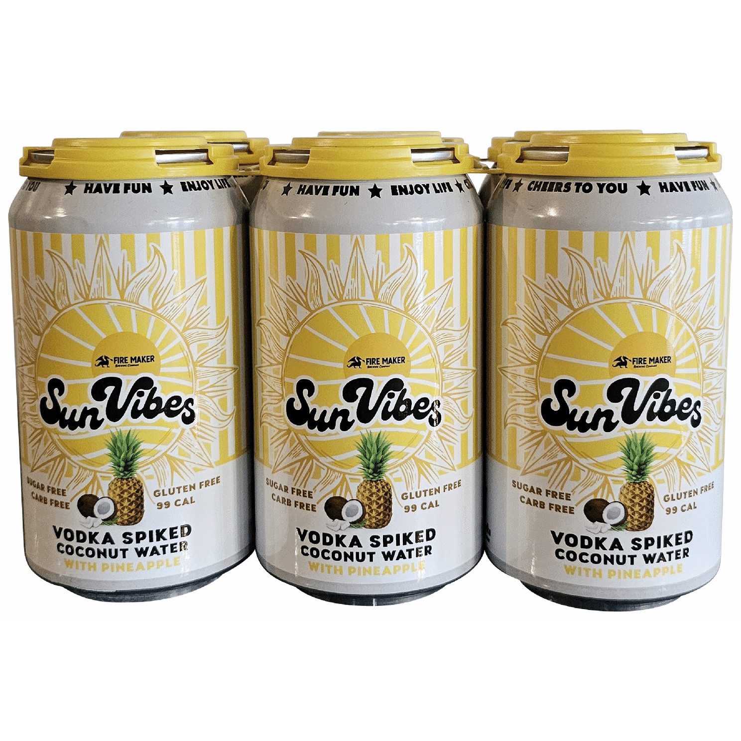 Fire Maker Sun Vibes Vodka Coconut Water Exotic Pineapple