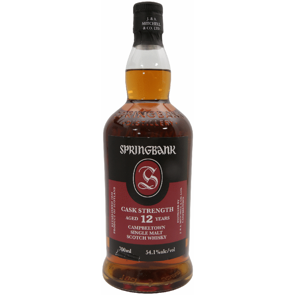 ウイスキー SPRINGBANK Cask Strength 12 Years 700ml Springbank 12yo Cask Strength — Dramface