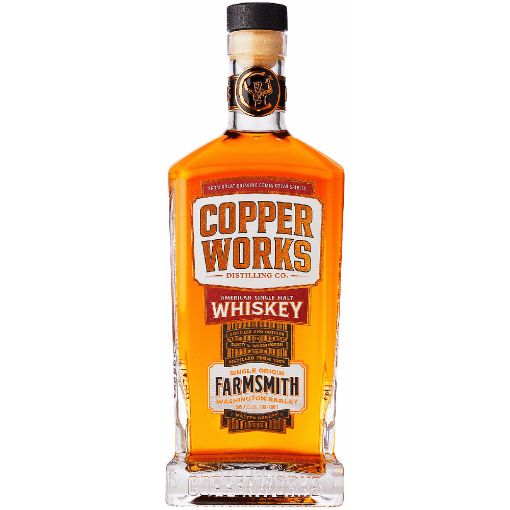 Copperworks Farmsmith Washington Barley Single Malt Whiskey