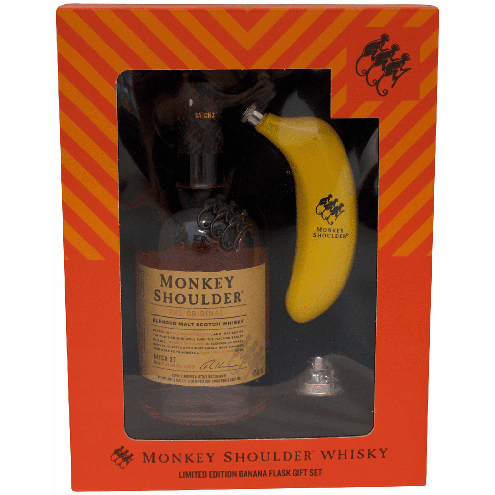Monkey Shoulder Blended Malt Whisky with Banana Flask | Total Wine