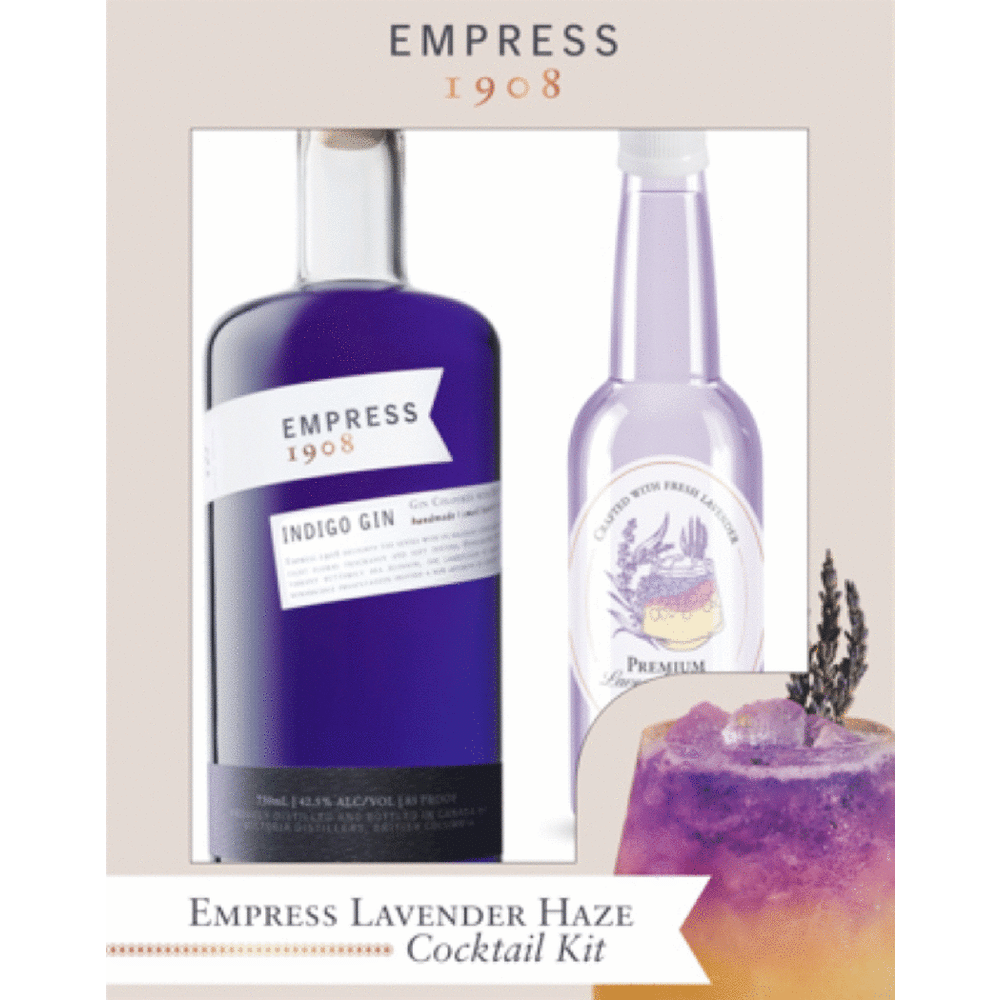Empress 1908 Indigo Gin with Lavendar Honey Syrup | Total Wine & More