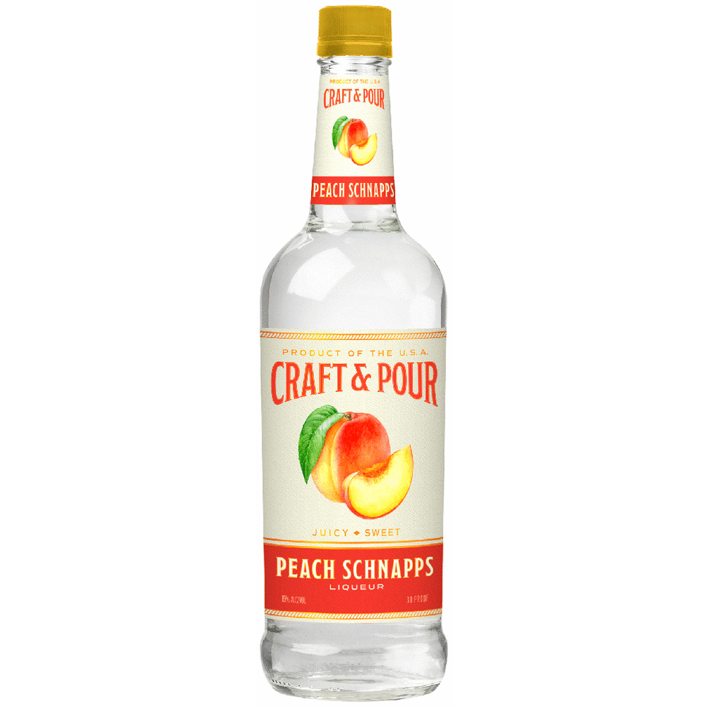 Craft & Pour Peach Schnapps Liqueur