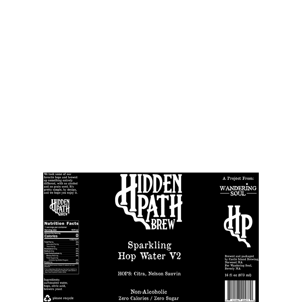 Wandering Soul/Hidden Path V2 Non-Alcoholic Hop Water