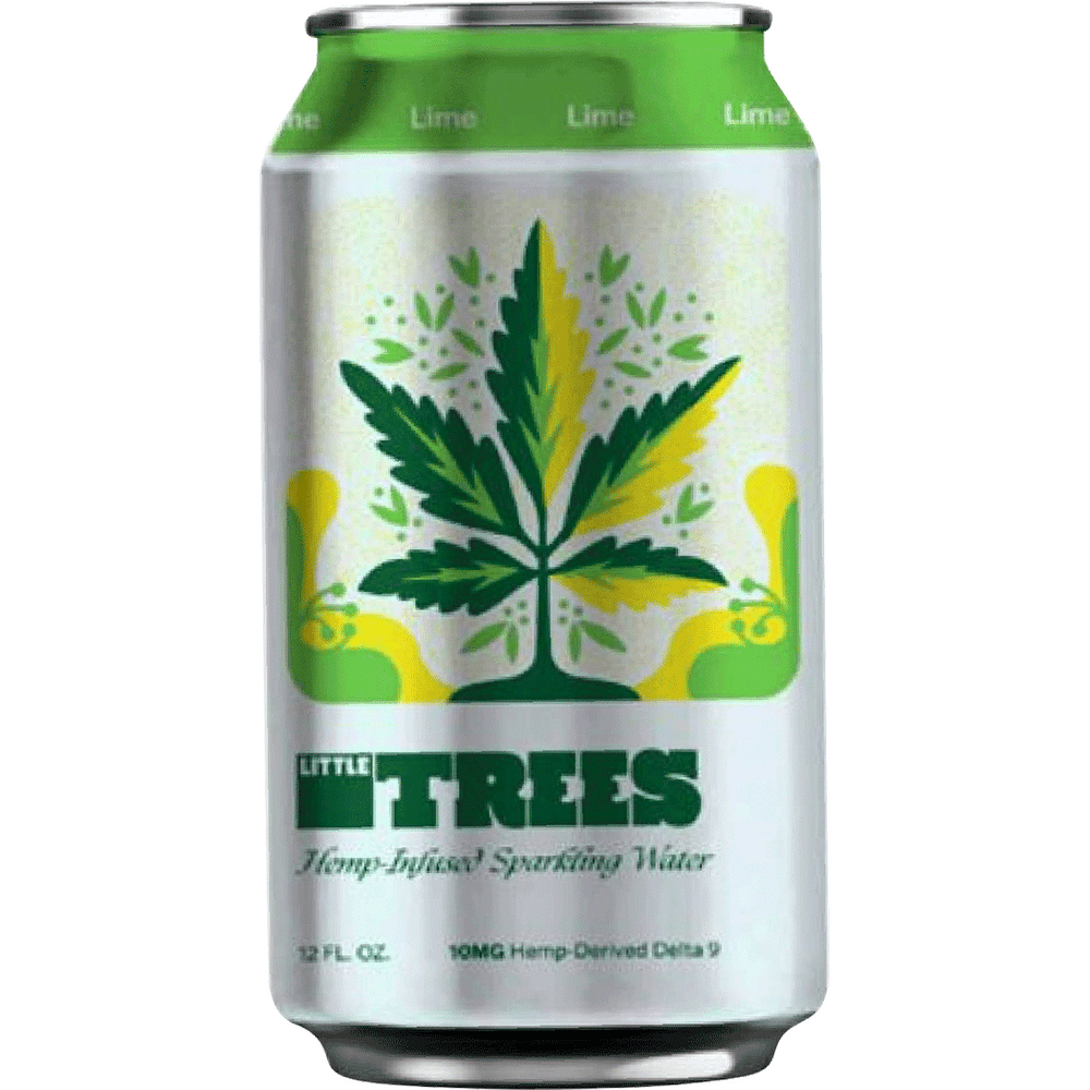 Foothills THC 10mg Lil' Trees Lime Sparkling Water