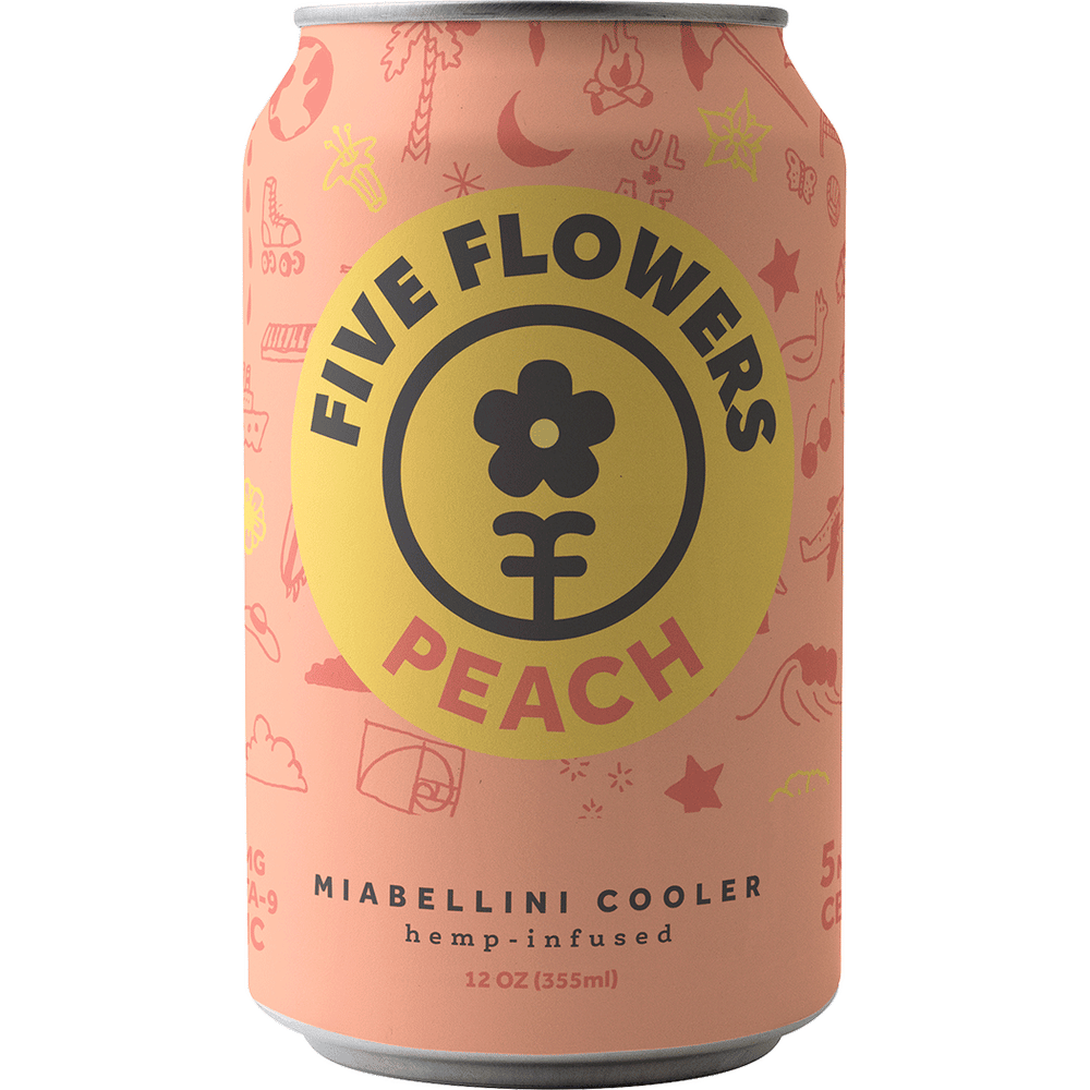Five Flowers THC 5mg Peach
