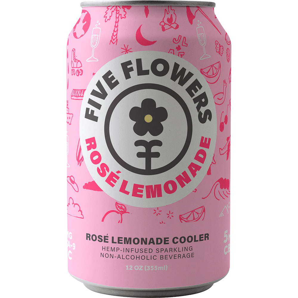 Five Flowers THC 5mg Rose Lemonade