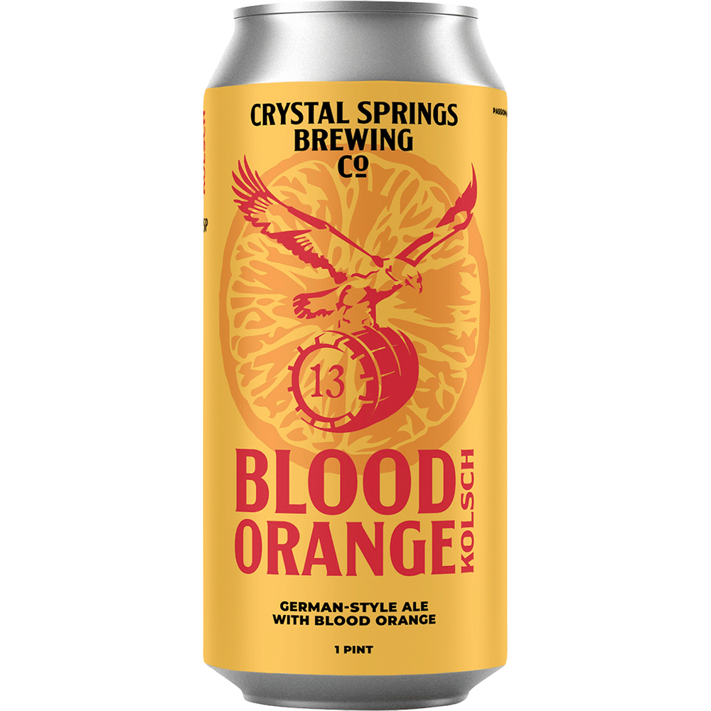 Crystal Springs Blood Orange Kolsch