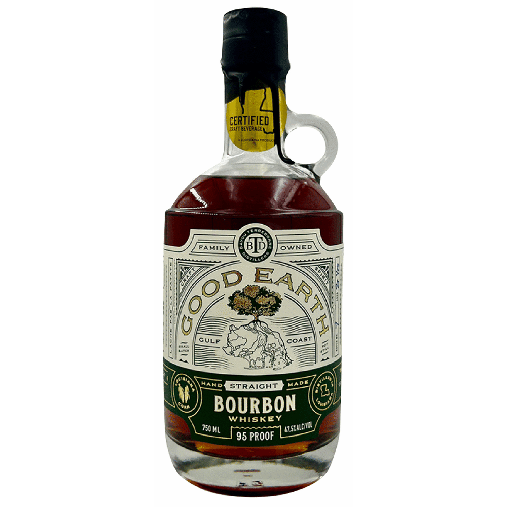 Bayou Terrebonne Good Earth Gulf Coast Straight Bourbon Whiskey