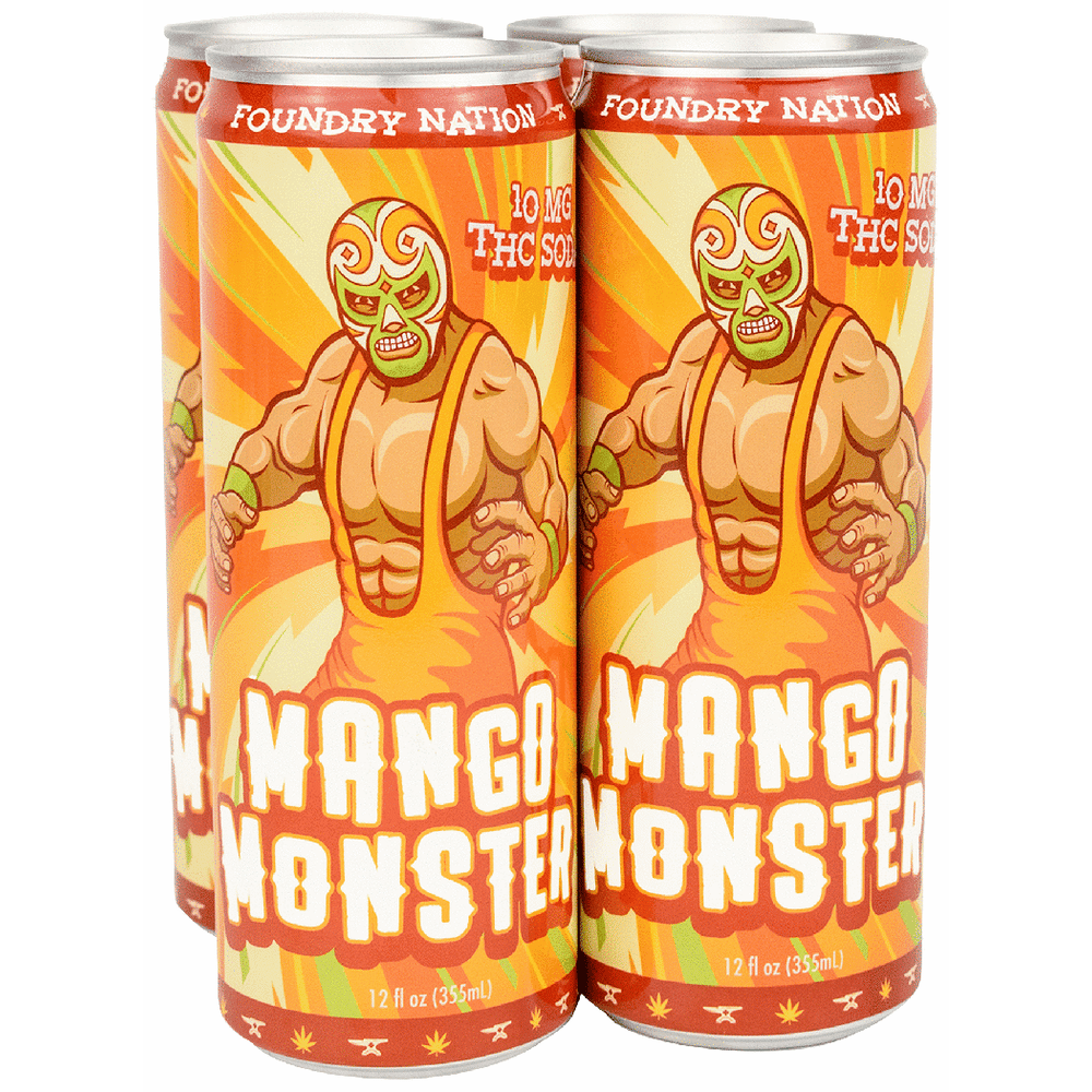 Foundry THC 10mg Mango Monster | Total Wine & More