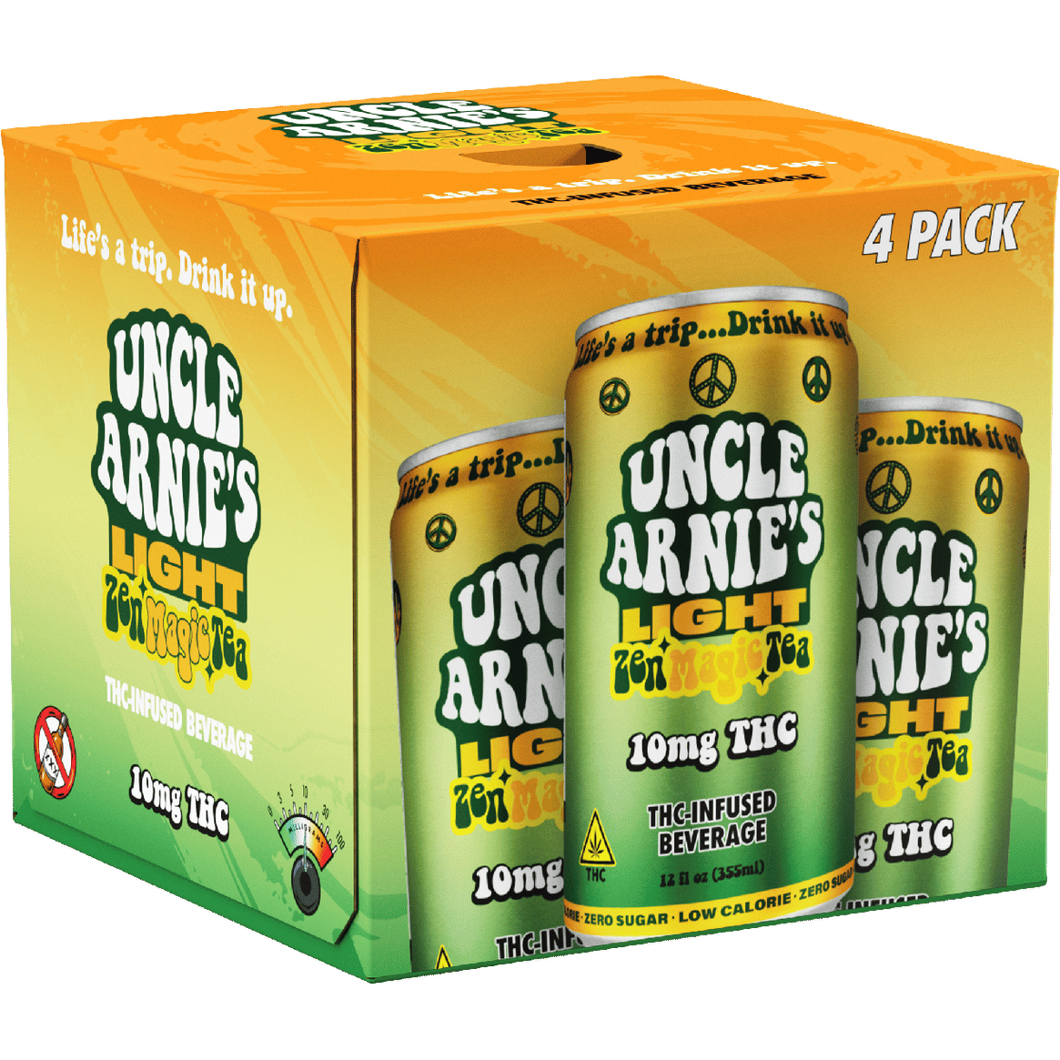 Uncle Arnie's THC 10mg Zen Green Tea