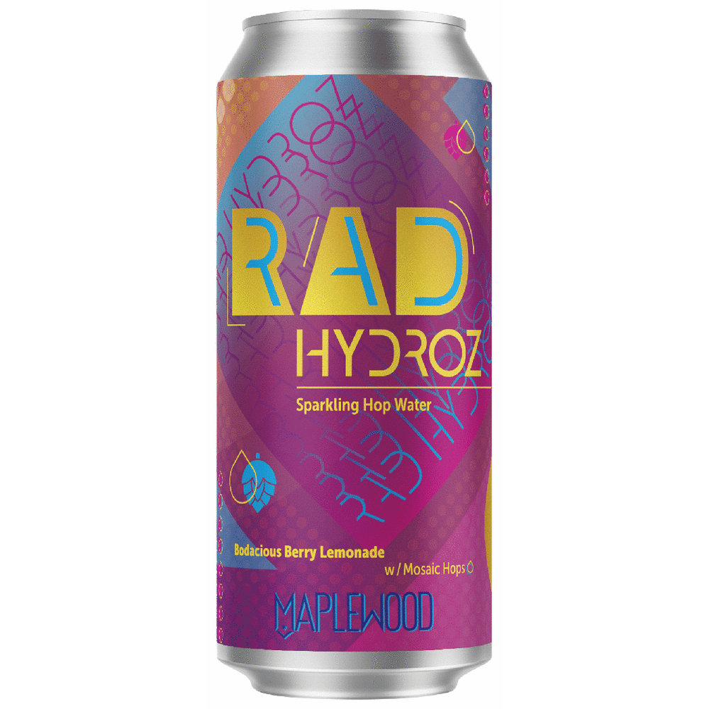 Maplewood Rad Hydroz Bodacious Berry Lemonade Non-Alcoholic Hop Water