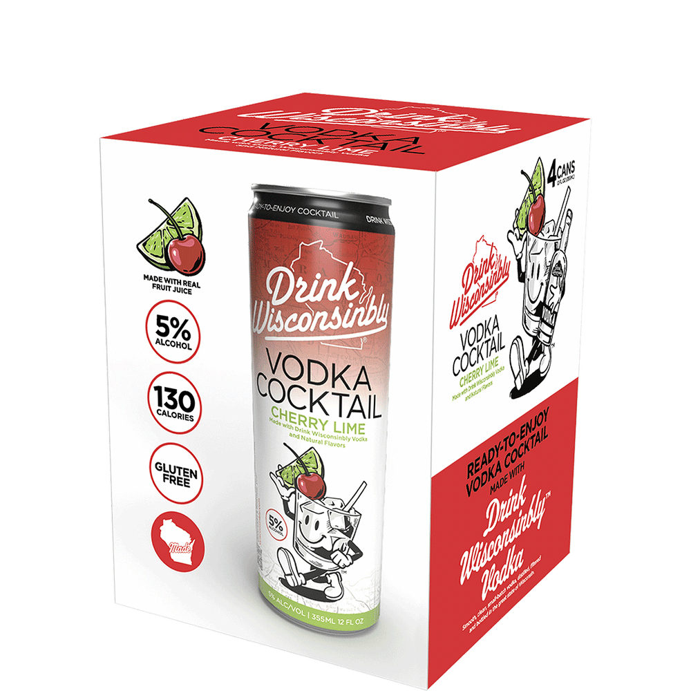 Drink Wisconsinbly Cherry Lime Vodka Cocktail