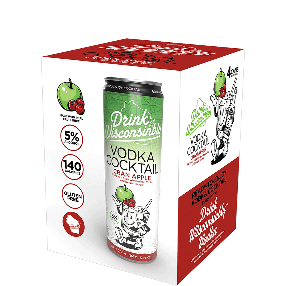 Drink Wisconsinbly Cran Apple Vodka Cocktail