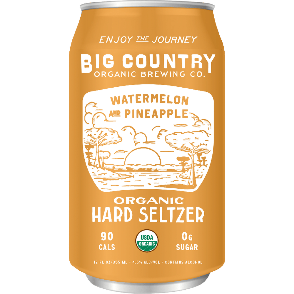 Big Country Watermelon Pineapple Organic Hard Seltzer