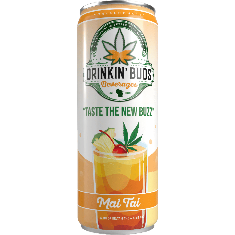 Drinkin Buds THC 5mg Mai Tai